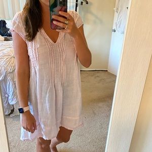 CP Shades pink chambray s/s Regina tunic